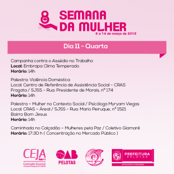 OAB_03_03_WMs Programação da semana da mulher_dia11