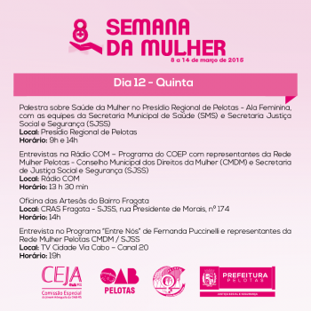 OAB_03_03_WMs Programação da semana da mulher_dia12
