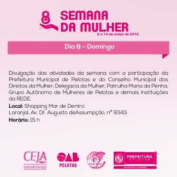 OAB_03_03_WMs Programação da semana da mulher_dia8